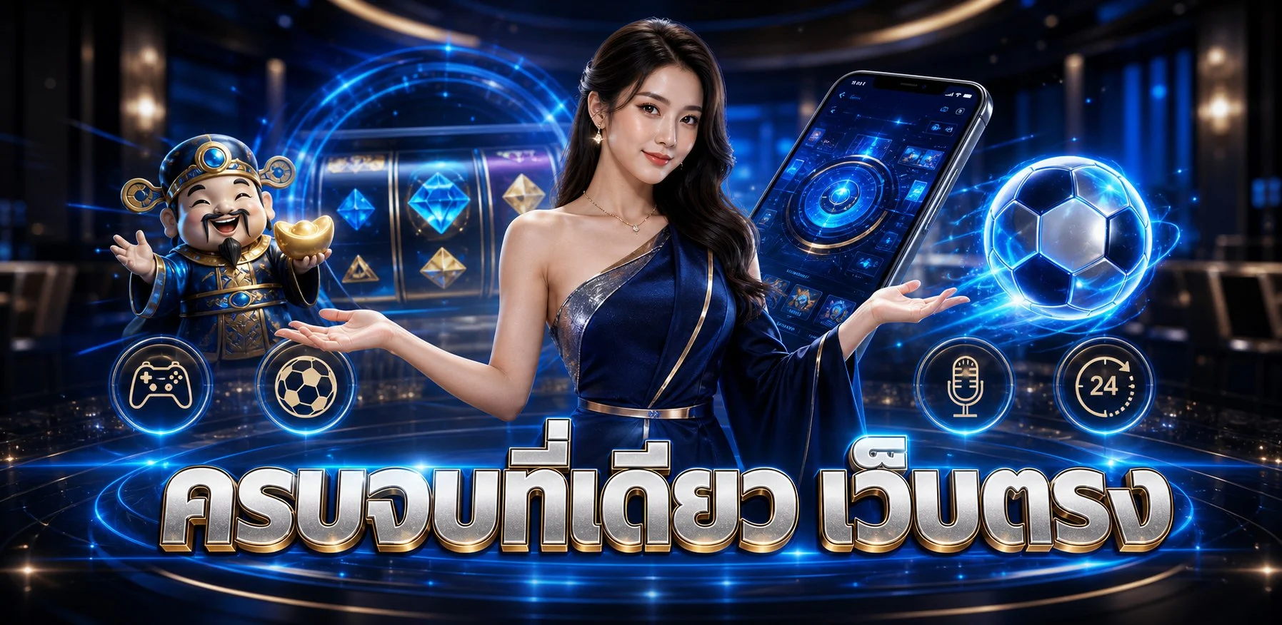 แบนเนอร์ มีดี ทางเข้าและเกมสล็อตบนมือถือ